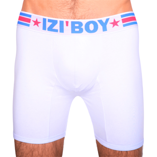 Boxer Long Push Up Uncut Boxer Blanc