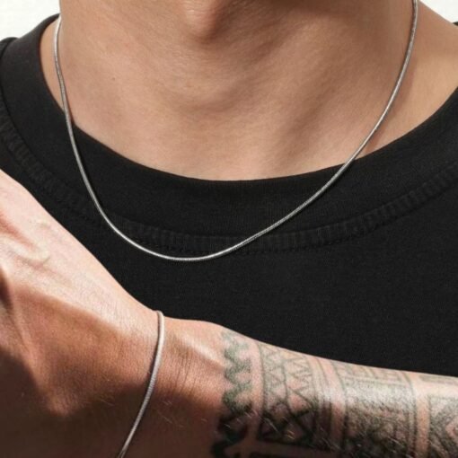 Alternative view of Set Collier & Bracelet Minimaliste