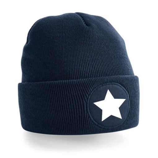 bonnet iziboy bleu avec étoile blanche