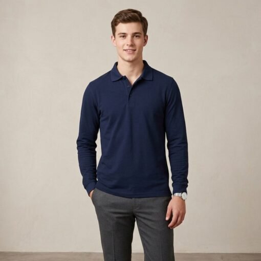 Polo Manches Longues Uni