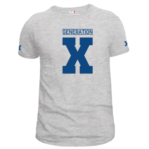 T-shirt Génération X gris