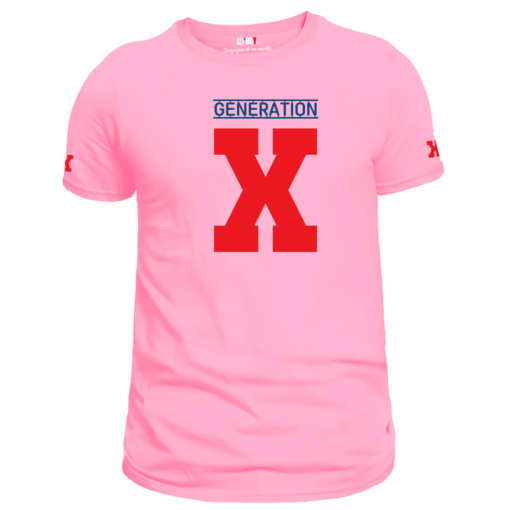 T-shirt Génération X rose