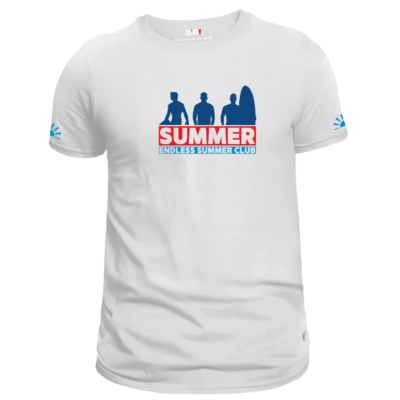 T-shirt Summer Club Blanc