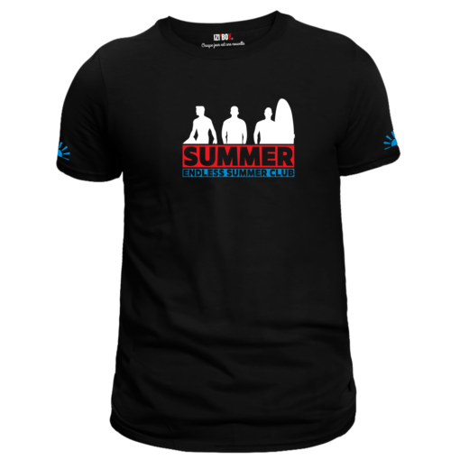 T-shirt Summer Club Noir