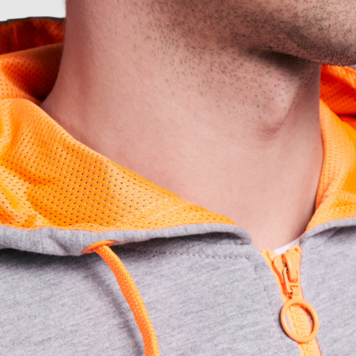 Alternative view of Sweat Zippé gris