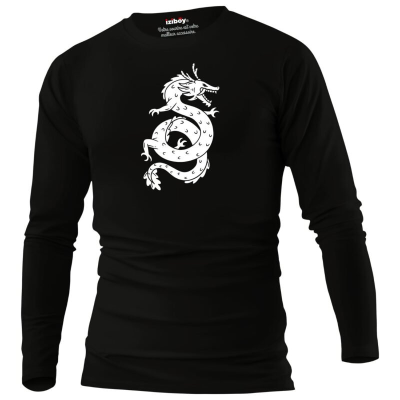 T-Shirt Manches Longues Dragon Céleste