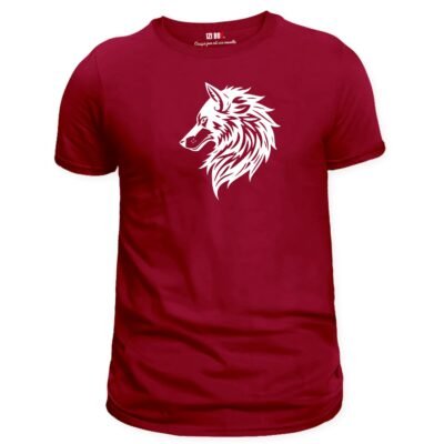 T-Shirt Loup Tribal