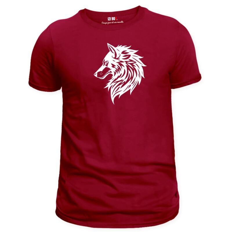 T-Shirt Loup Tribal
