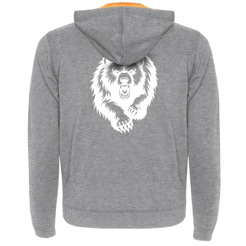 Sweat Zippé Bear With Me gris