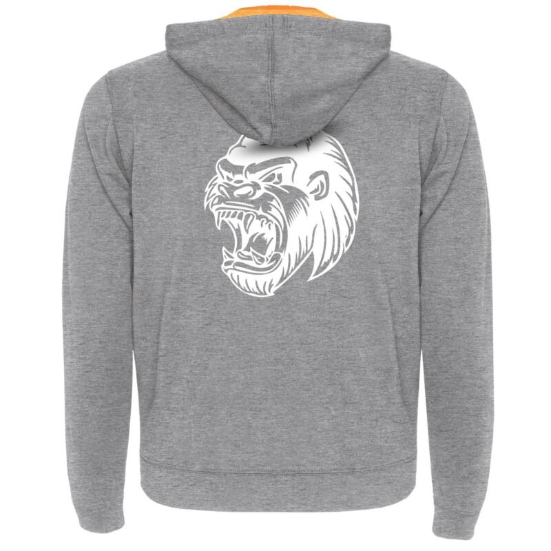 Sweat Zippé Primal Power gris