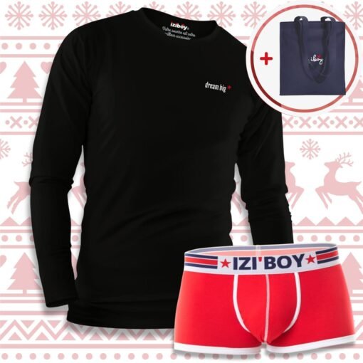 T-shirt manches longues + boxer