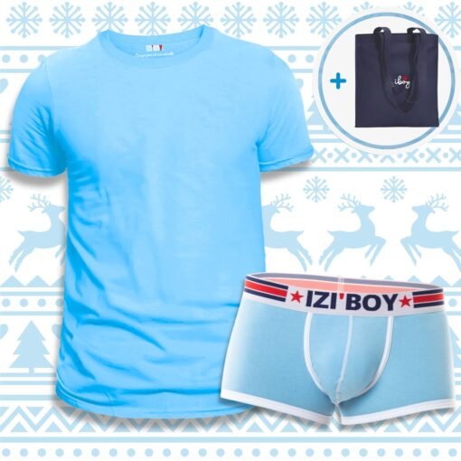 T-shirt uni + boxer