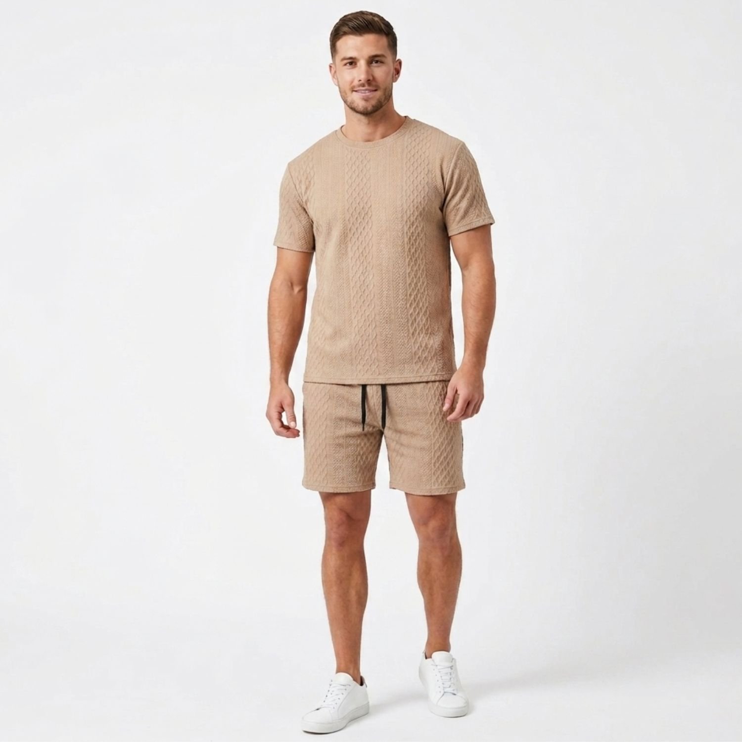 Ensemble Gaufré Beige – Image 5