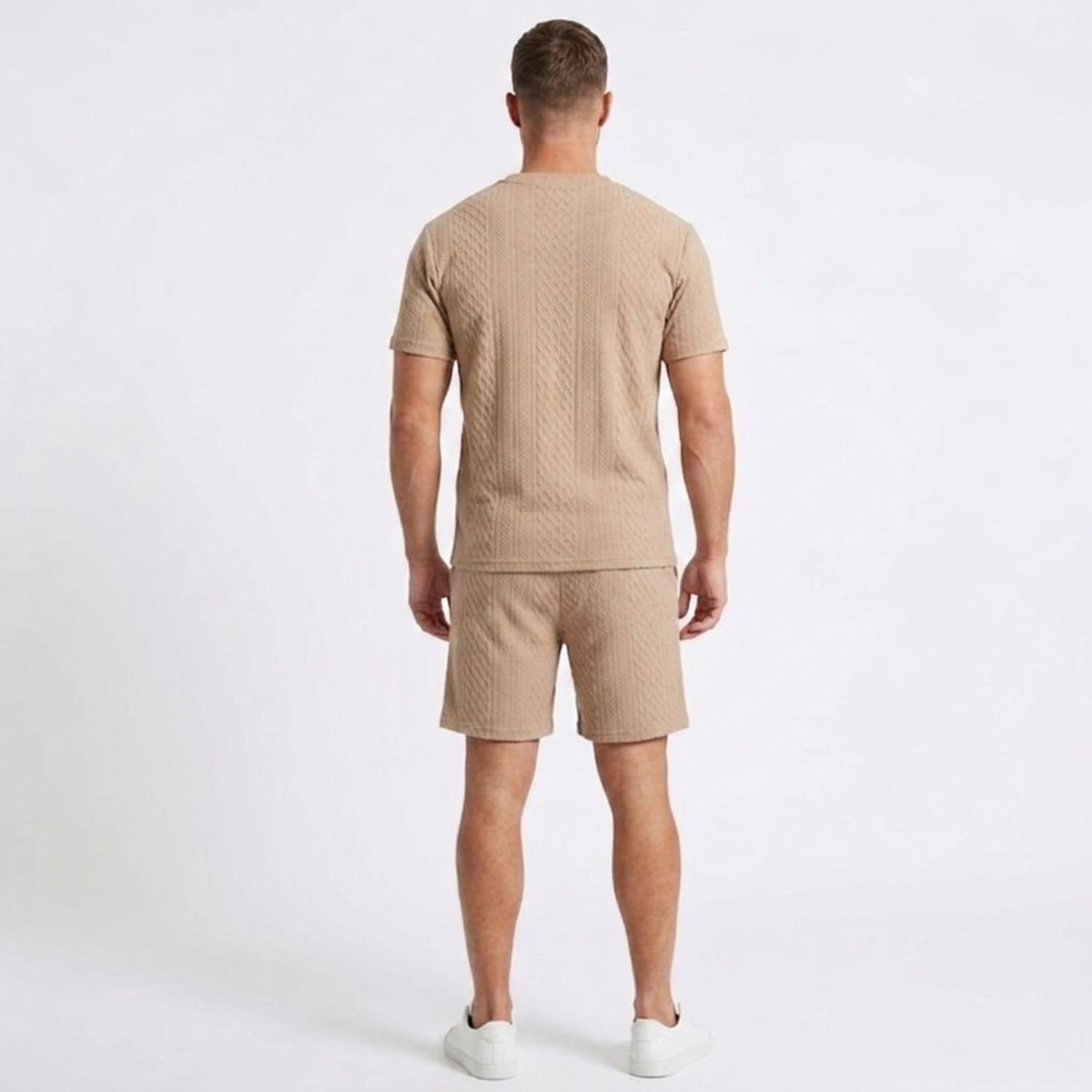 Ensemble Gaufré Beige – Image 4