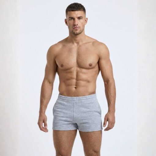 Mini Short Gris Chiné