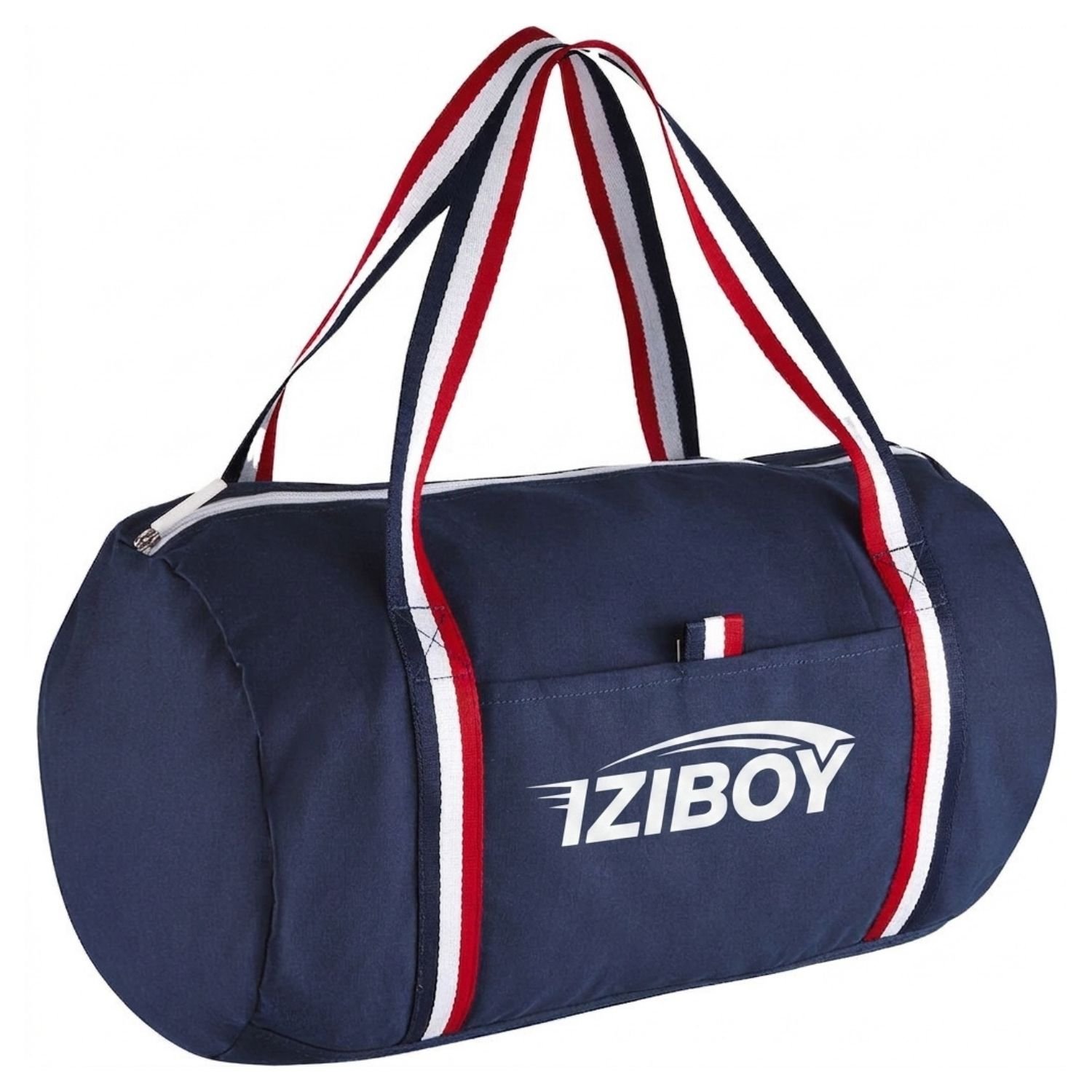Sac Polochon Tricolore en Coton – Image 2
